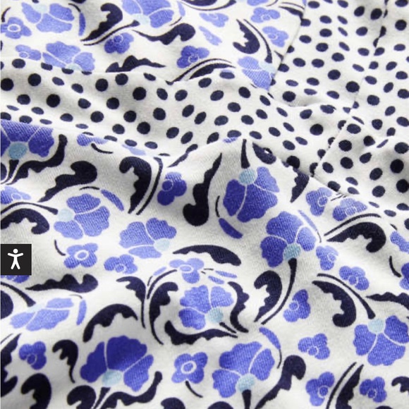 Boden Eva Jersey Midi Dress in Bluebell Delicate Bud - Picture 4 of 16